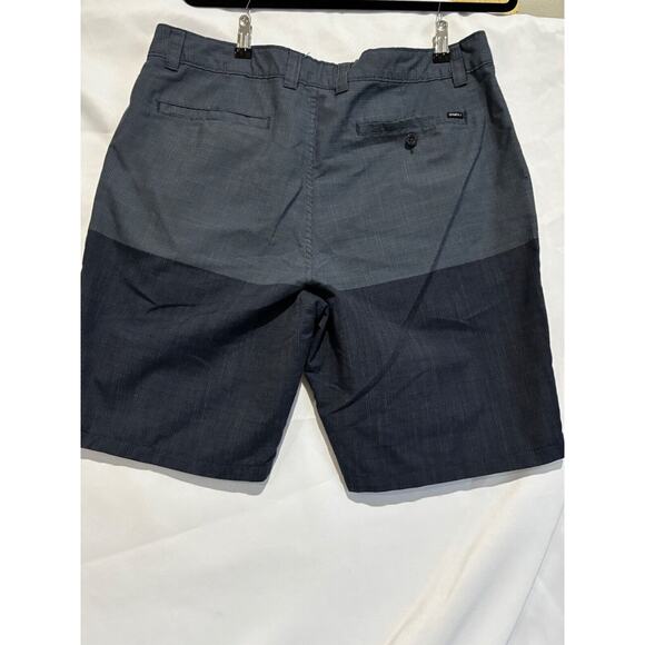 O'neill Shorts Size 36 Men’s Gray Black Pockets Flat Front Golf beach Activewear - Picture 3 of 8